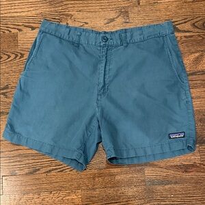 Patagonia Men's Teal Flat Front Shorts